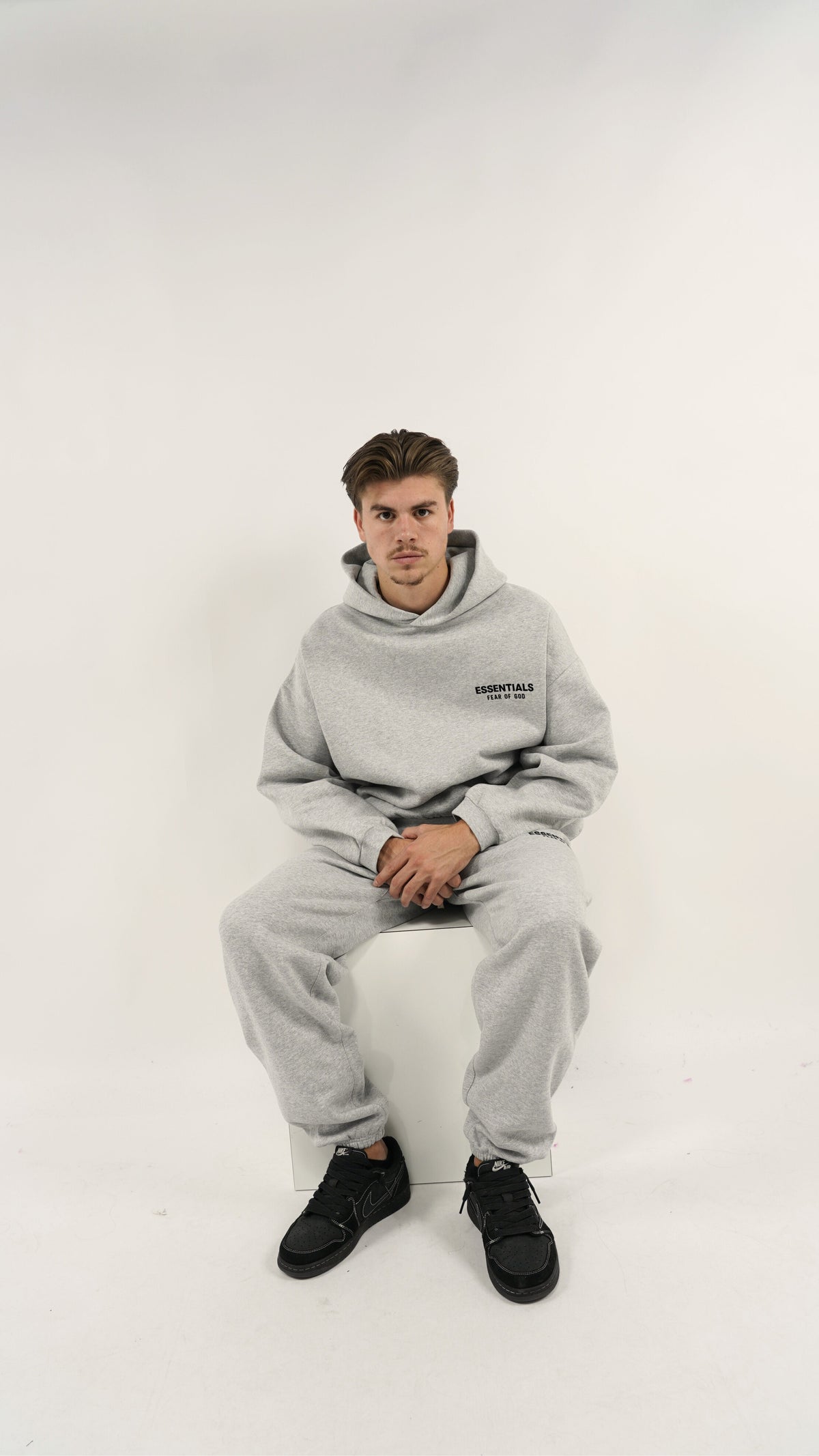 Fear of God Essentials FW24 Light Heather Full set