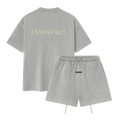 Fear of God Essentials FW25 Concrete Heather Summer Set